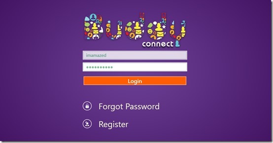 Buddy Connect — страница регистрации