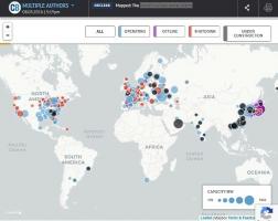 Интерактивная карта атомных электростанций мира