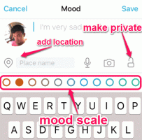 Приложение для iPhone для отслеживания настроения и сохранения жизненных моментов: Moods