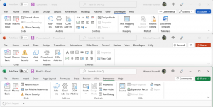 Как добавить вкладку «Разработчик» на ленту Microsoft Office