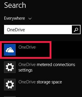 OneDrive-Поиск