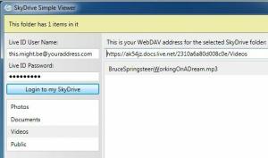 Как найти WebDAV-адрес папок SkyDrive