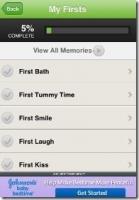 Aplicația iPhone WebMD Baby: Informații despre sănătatea bebelușului, Tracker de creștere a bebelușului