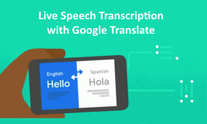 Как расшифровать речь в режиме реального времени с помощью Google Translate?