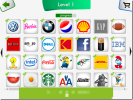 Игра-головоломка для Windows 8, позволяющая угадать цвета популярного логотипа или изображения