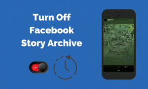 Как отключить архив историй Facebook
