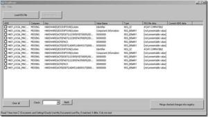 Registro taisymo programinė įranga, skirta palyginti ir taisyti registro failus: Regmerge
