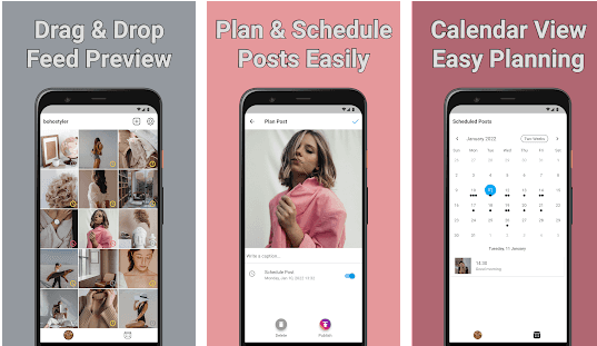 Бесплатное приложение Instagram Post Planner с опцией планирования InPlan
