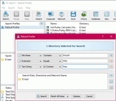 Bezplatný nástroj na vyhľadávanie súborov systému Windows s viacerými pravidlami na filtrovanie výsledkov vyhľadávania