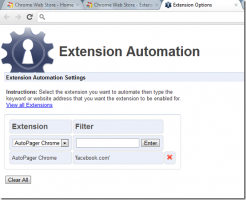 Автоматическое включение и отключение расширений Chrome с помощью автоматизации расширений