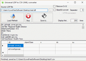 2 Gratis LDIF naar CSV Converter-software voor Windows