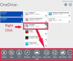 Az összes OneDrive-fájl elérése offline módban a Windows 8.1 rendszerben