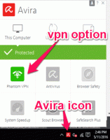 Windows용 무료 Avira VPN 소프트웨어: Phantom VPN