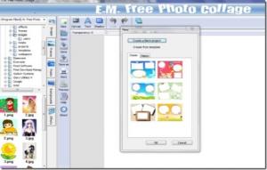 Kostenlose Software zum Erstellen von Fotocollagen mit Collagenvorlagen, Effekten und Formen
