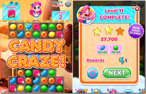 Jeu de puzzle gratuit pour iPhone: Candy Blast Mania