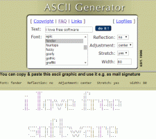 5 אתרי ממיר טקסט ל-ASCII Art Online בחינם
