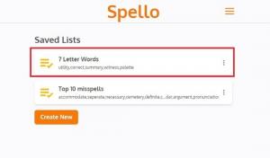 Wordle בחינם לילדים באינטרנט: Spello