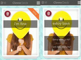 Приложение для iPhone для изучения испанского, французского и турецкого языков с помощью карточек